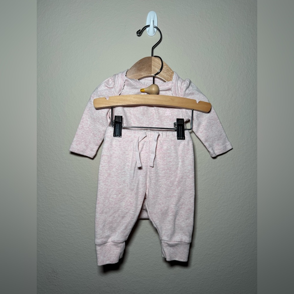 Baby Gap 0-3 months light pink outfit